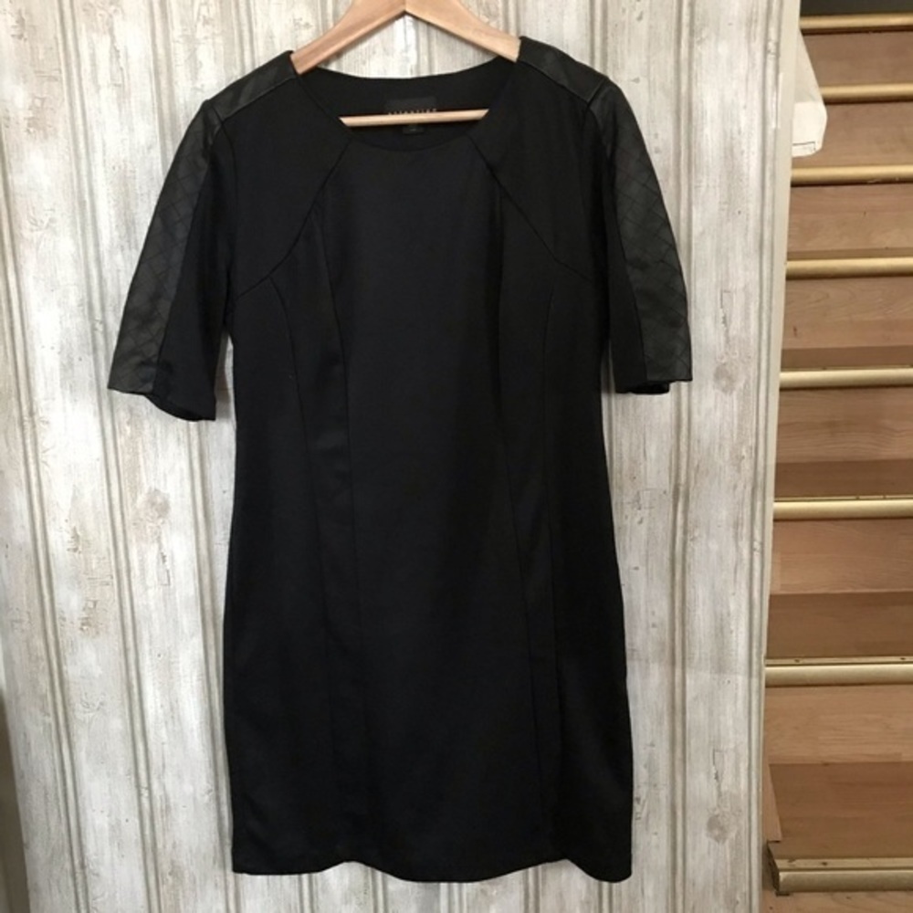 Attention Black Above Knee Dress Size Large - Picture 2 of 6